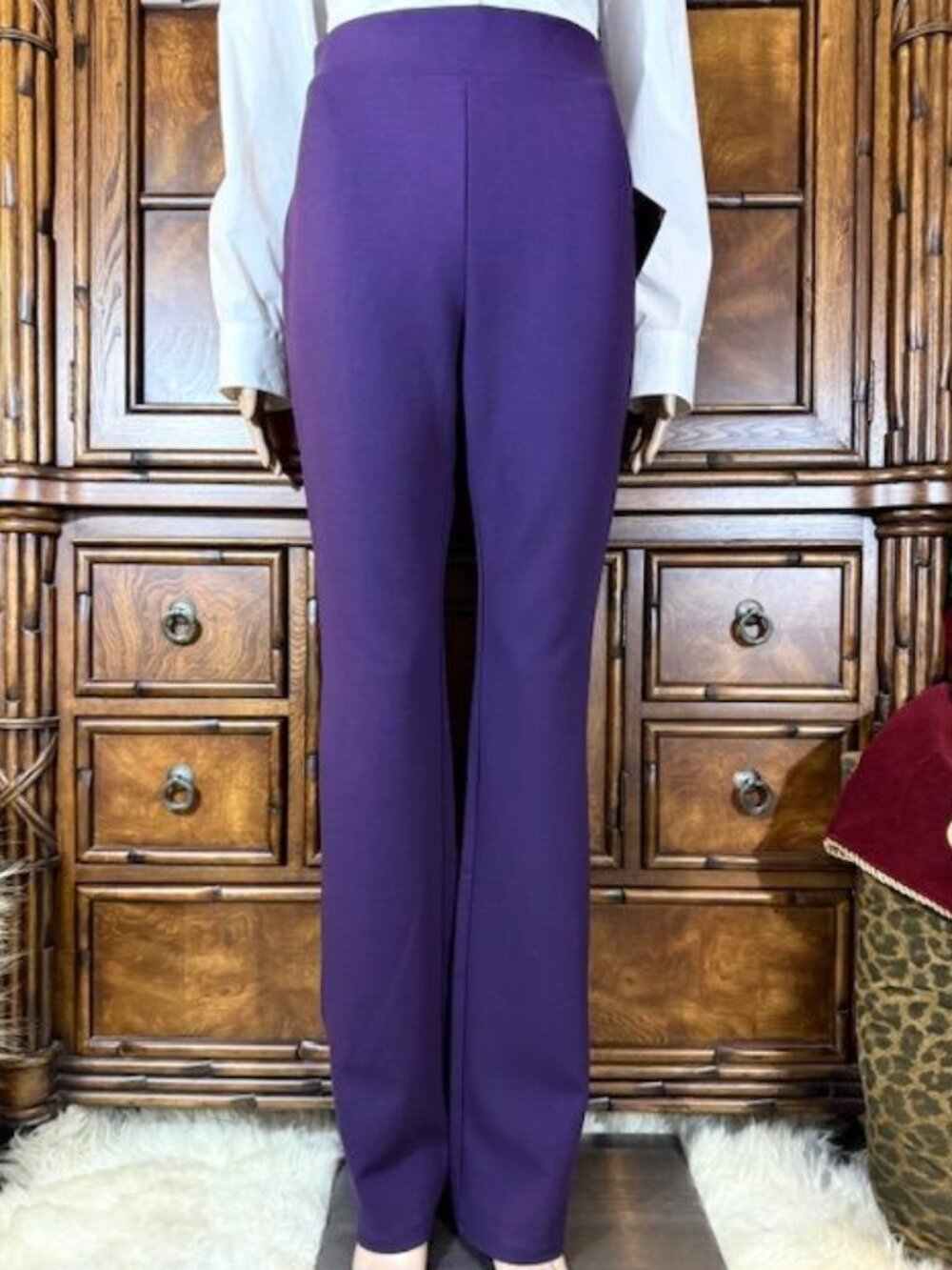 IMAN Royal Purple 360 Slimming Baby Bell Ponte Pant